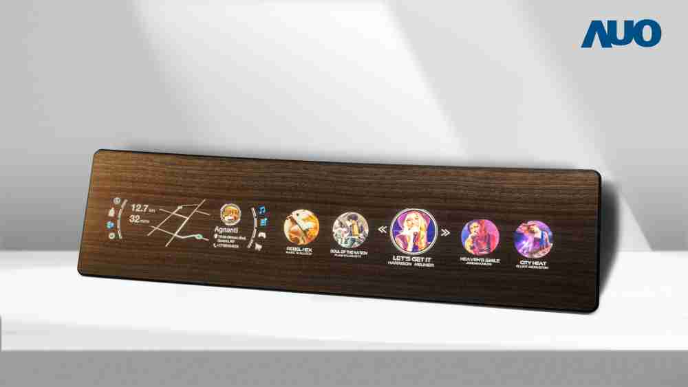 尊龙集团研发全球最高穿透度达80%的AmLED木纹显示器，，，，可于使用时呈现高亮度、、、清晰可见的信息，，，，并在不使用时回归为单纯的饰板，，，，节能兼具美观